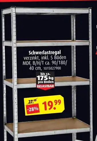 ROLLER Schwerlastregal Angebot