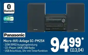 METRO Panasonic Micro-HiFi-Anlage | SC-PM254 Angebot