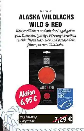 Temma Youkon Alaska Wildlachs Wild & Red Angebot