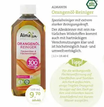 Ebl Naturkost Almawin Orangenöl-reiniger Angebot