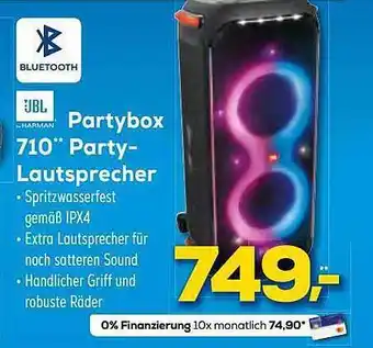 Euronics XXL Jbl Partybox 710 Party-lautsprecher Angebot