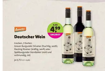 Aleco Biomarkt Demeter Deutscher Wein Angebot