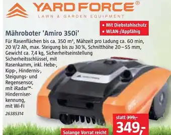 Bauhaus Yard Force Mähroboter 'Amiro 350i' Angebot