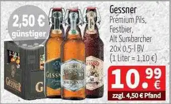 Getränke Quelle Gessner Angebot