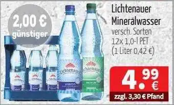 Getränke Quelle Lichtenauer Mineralwasser Angebot