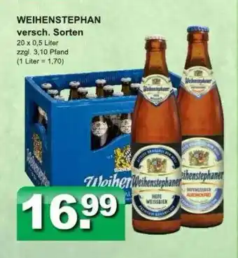 Getränkeparadies Gefromm Weihenstephan Verschiedene Sorten Angebot