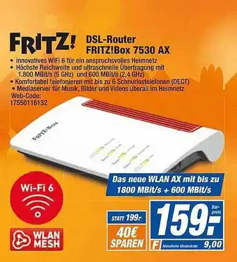 HEM Expert Fritz! Dsl-router Fritz!box 7530 Ax Angebot