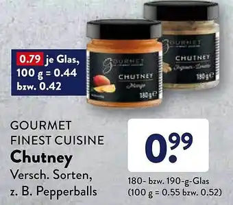 Aldi Süd Gourmet Finest Cuisine Chutney Angebot