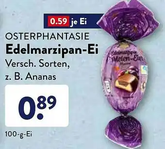 Aldi Süd Osterphantasie Edelmarzipan-ei Angebot