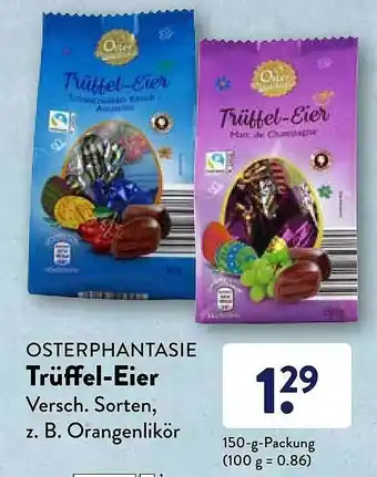 Aldi Süd Osterphantasie Trüffel-eier Angebot