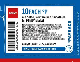 PENNY Payback 10fach °p Angebot