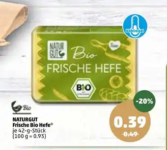 PENNY Naturgut frische bio hefe Angebot