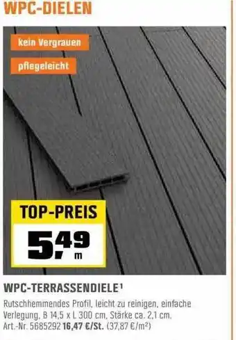 OBI Wpc-terrassendiele Angebot