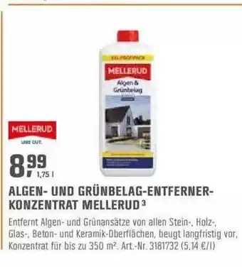 OBI Algen- Und Grünbelag-entferner-konzentrat Mellerud Angebot