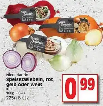 Edeka Speisezwiebeln, Rot, Gelb Oder Weiß Angebot