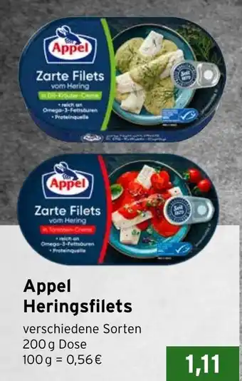 CAP Markt Appel Heringsfilets 200g Dose Angebot