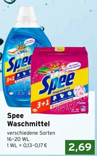 CAP Markt Spee Waschmittel 16-20 WL Angebot