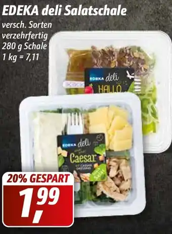 Simmel Edeka deli Salatschale 280g Schale Angebot