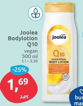 Budni Joolea Bodylotion Q10 500ml Angebot