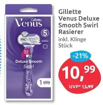 Budni Gillette Venus Deluxe Smooth Swirl Rasierer Angebot