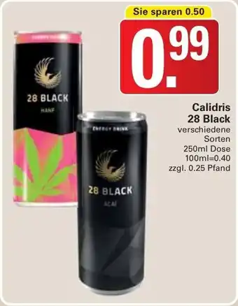 WEZ Calidris 28 Black 250ml Angebot