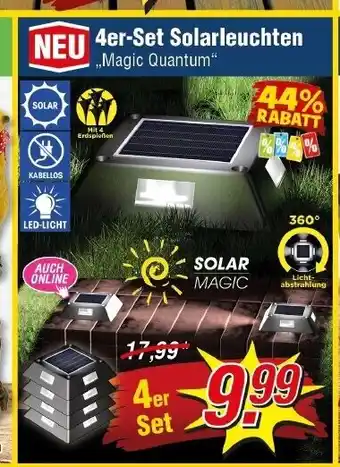 Wiglo Wunderland Solarleuchten Magic Quantum 4st Angebot