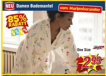 Wiglo Wunderland Damen Bademantel Angebot