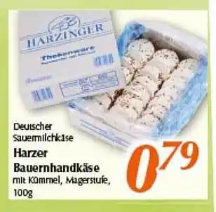 inkoop Harzer Bauernhandkäse Angebot