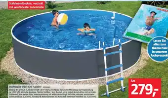 Bauhaus Stahlwand Pool Set Splash Angebot