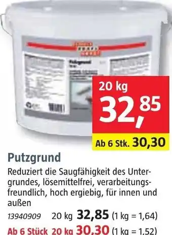 Bauhaus Putzgrund Angebot