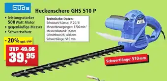 Thomas Philipps Güde Heckenschere GHS 510 P Angebot