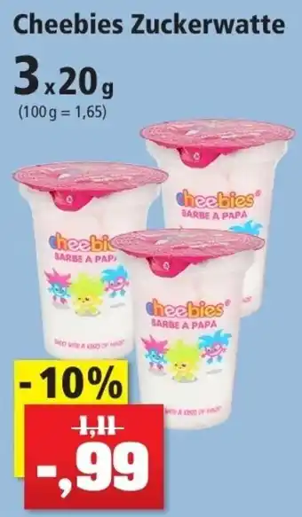 Thomas Philipps Cheebies Zuckerwatte 3x20g Angebot