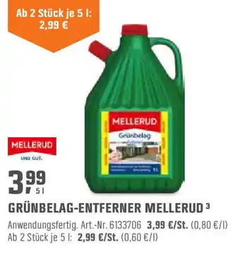 OBI Mellerud Grünbelag Entferner 5L Angebot