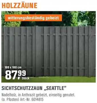 OBI Sichtschutzzaun ,,Seattle" Angebot