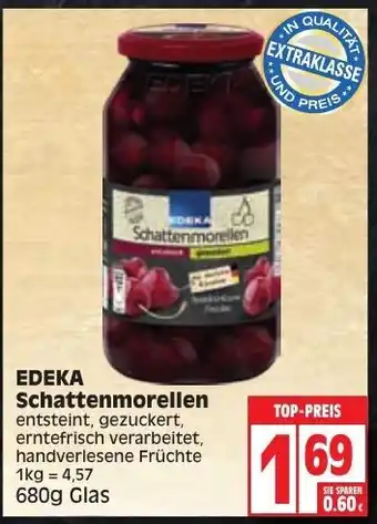 Edeka Edeka Schattenmorellen 680g Glas Angebot