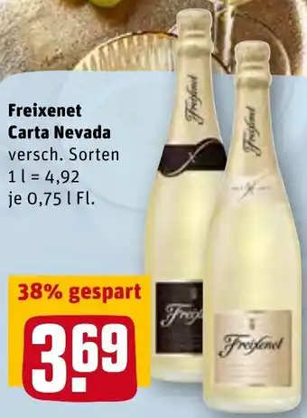 REWE Freixenet Carta Nevada 0,75L Flasche Angebot