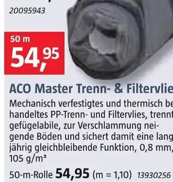 Bauhaus ACO Master Trenn & Filtervlies Angebot