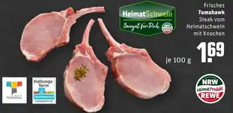 REWE Frisches Tomahawk 100g Angebot