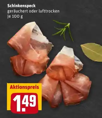 REWE Schinkenspeck 100g Angebot