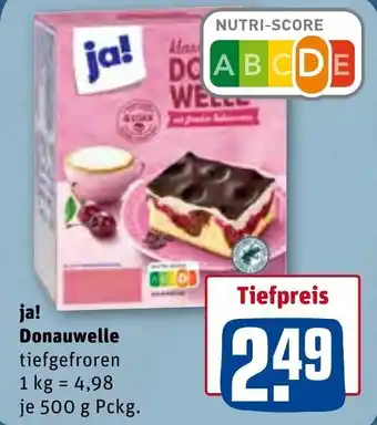 REWE ja! Donauwelle 500g Packung Angebot