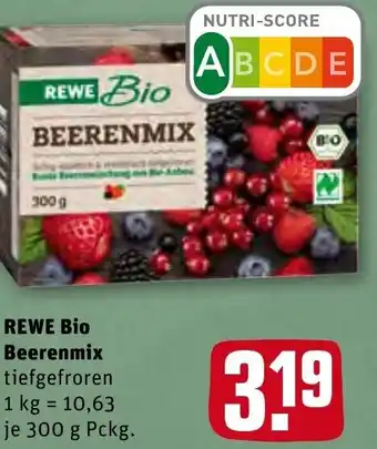 REWE Rewe Bio Beerenmix 300g Packung Angebot