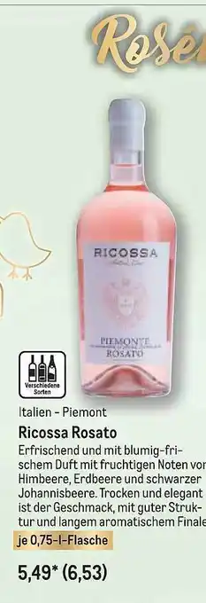 METRO Italien - Piemont Ricossa Rosato Angebot