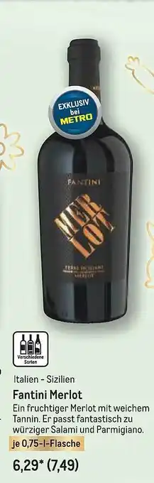 METRO Fantini Merlot Angebot