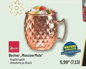 METRO Fuchs Becher „moscow Mule“ Angebot