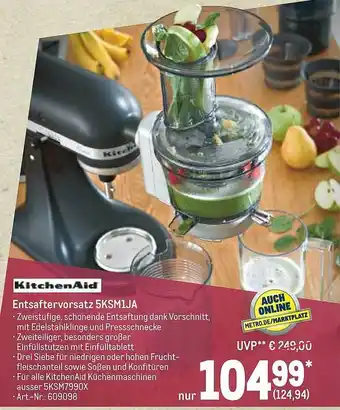 METRO Kitchenaid Entsaftervorsatz 5ksm1ja Angebot