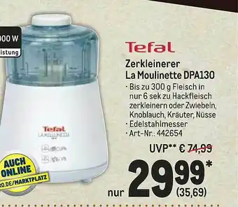 METRO Tefal Zerkleinerer La Moulinette Dpa130 Angebot