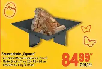 METRO Feuerschale „square“ Angebot