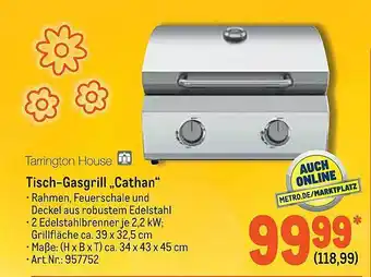 METRO Tarrington House Tisch-gasgrill „cathan“ Angebot