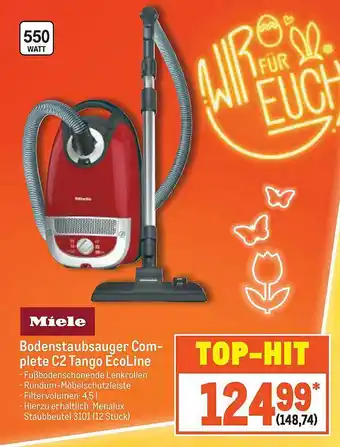 METRO Miele Bodenstaubsauger Complete C2 Tango Ecoline Angebot