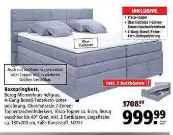 Möbel Meyerhoff Boxspringbett Angebot